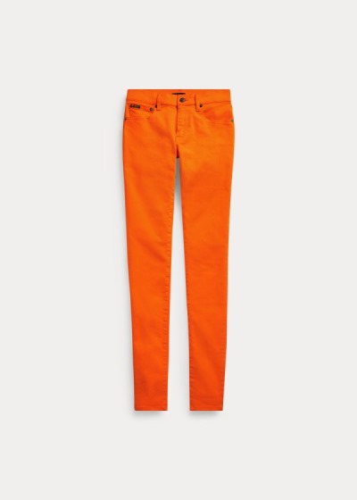 Jeans Polo Ralph Lauren Mujer Naranjas - Tompkins Stretch Skinny - DNVST1437